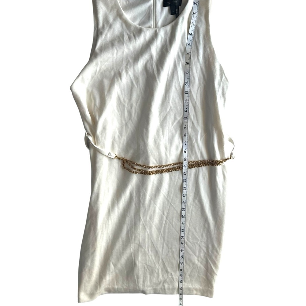 Donna Karan Sleeveless Midi Dress w/ Chain Belt | Size 12 | NWOT - Picture 7 of 7